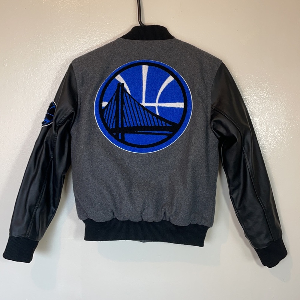 NBA SF Warriors Jacket Size M/10-12